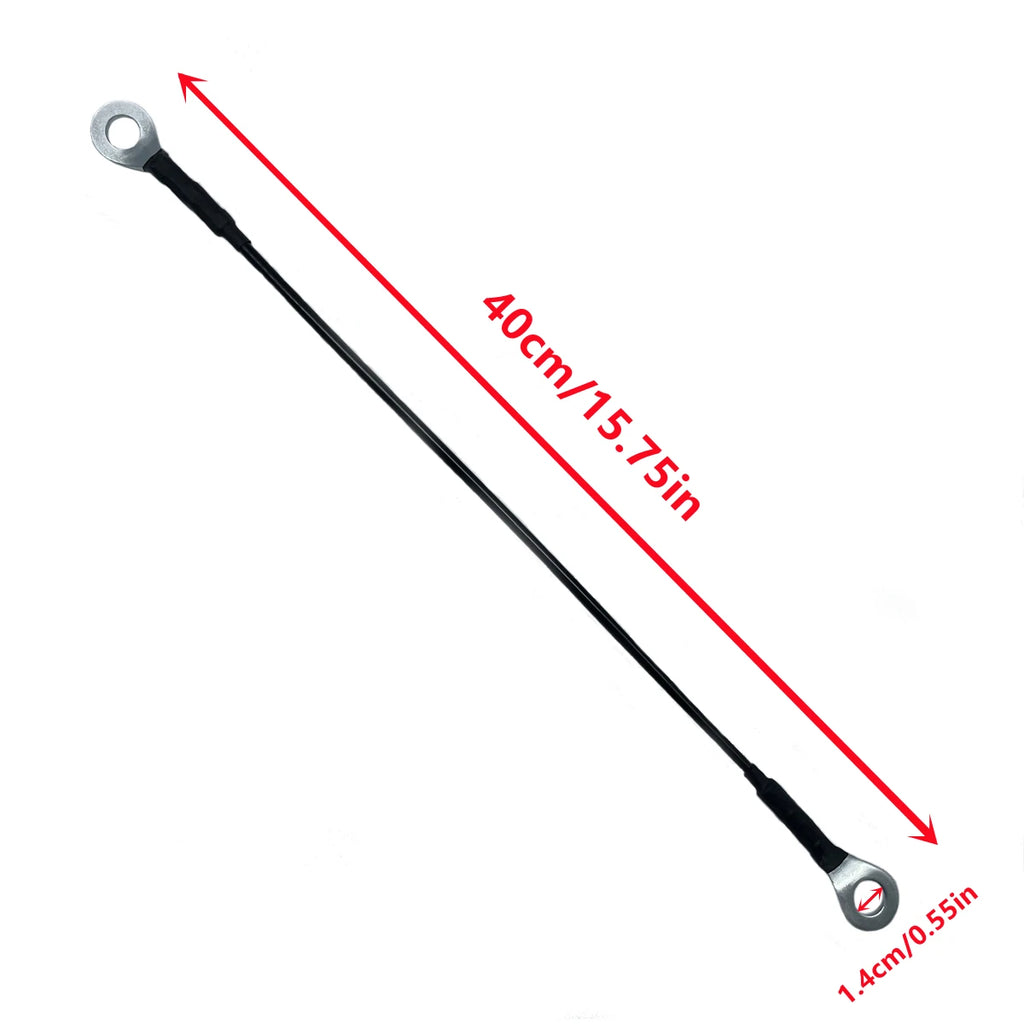1Pc/2Pcs 40cm Universal Pickup Truck Tailgate Support Steel Wire Hitch Strap Cables