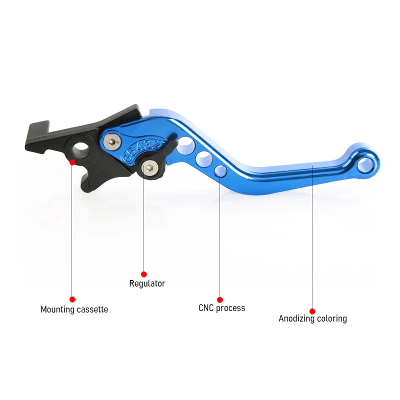 Motorcycle Clutch&Brake Handle-Universal Adjustable Double Disc Brake Lever for Drum&Disc Brakes-Upgrade Your Bike's Performance