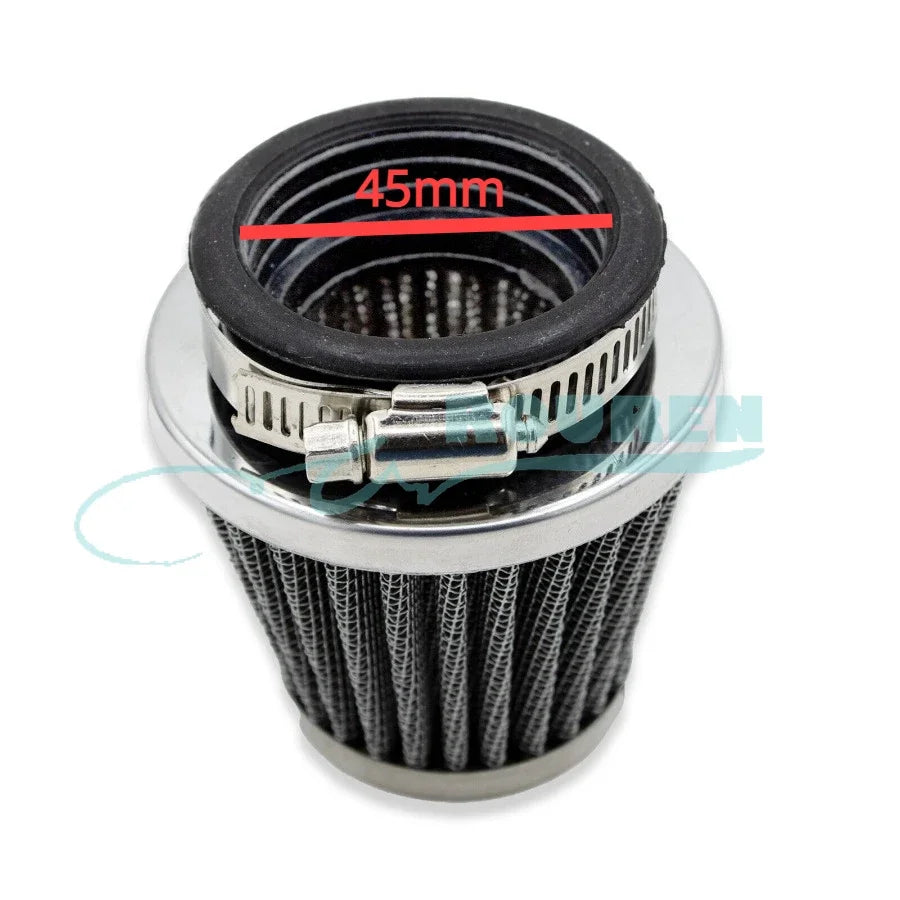 Motorcycle Air Filter Suitable For ATV Scooters Pit Bikes Karts Four-Wheelers 35mm38mm42mm45mm 48mm 50mm 54mm 58mm 60mm Straight