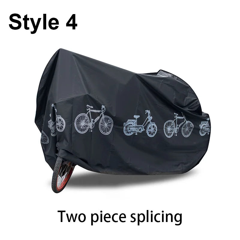 1 funda para bicicleta, funda para vehículo eléctrico, funda para lluvia y polvo para motocicleta, protección solar para vehículos eléctricos, accesorios para bicicletas.