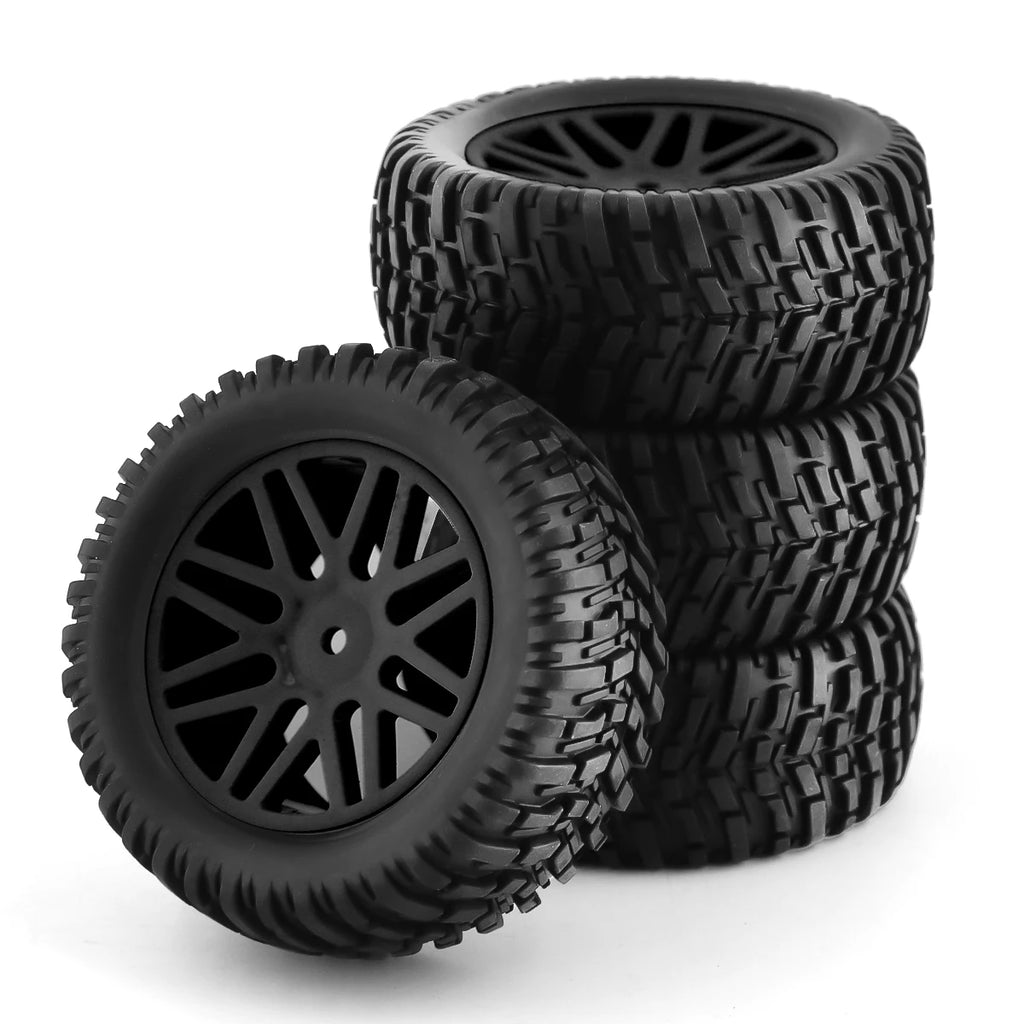 1/1012mm Hex Rubber Short Course Truck Tyres 1:10 Buggy Car ARRMA Traxxas Wltoys 144001 Losi HSP 94107 94170 94155 94177 4PCS