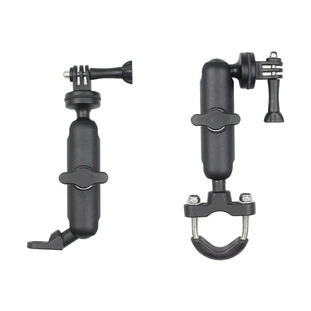 Motorcycle Dashcam Bracket Motion Camera Mounting Bracket Pan Tilt Bracket Car Mounted Aluminum Alloy Camera Bracket