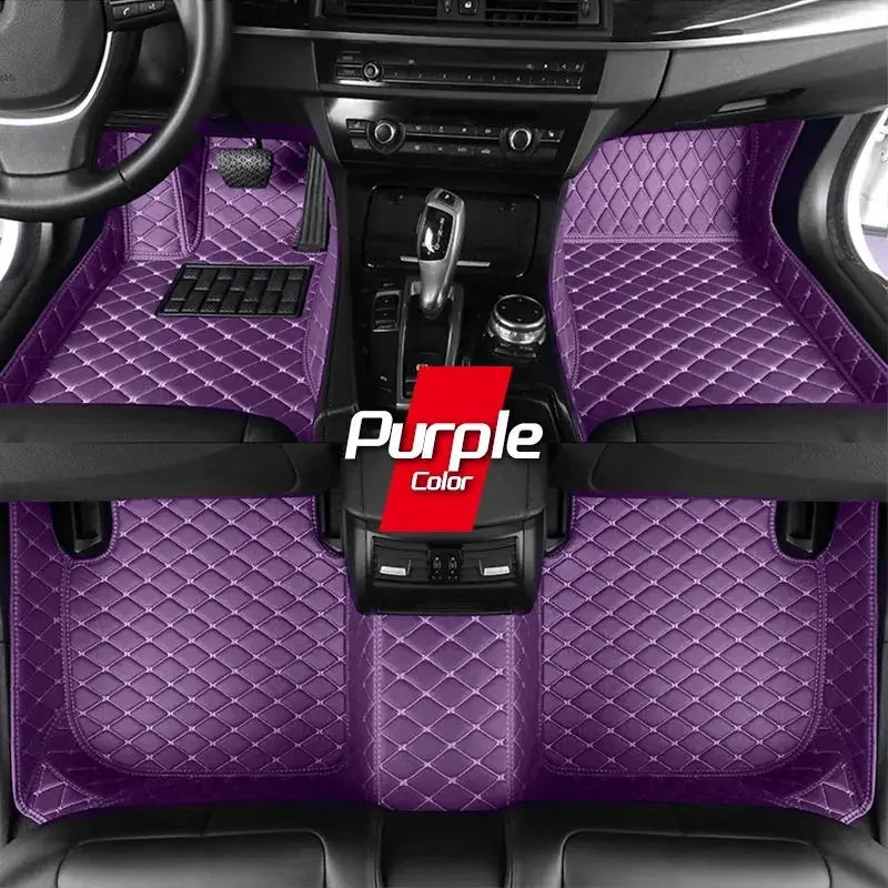 Custom Made Leather Car Floor Mats For Dacia Duster 2010 2011 2012 2013 2014 2015 2017 Carpets Rugs Foot Pads Accessories