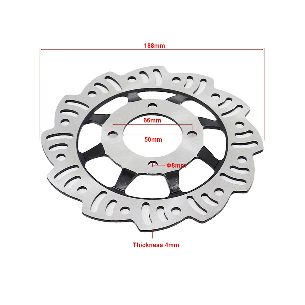 Motorcycle rear hydraulic disc brake kit for most 50cc-125cc motocross Bike BBR TTR CRF 50 XR Apollo Motorcycle