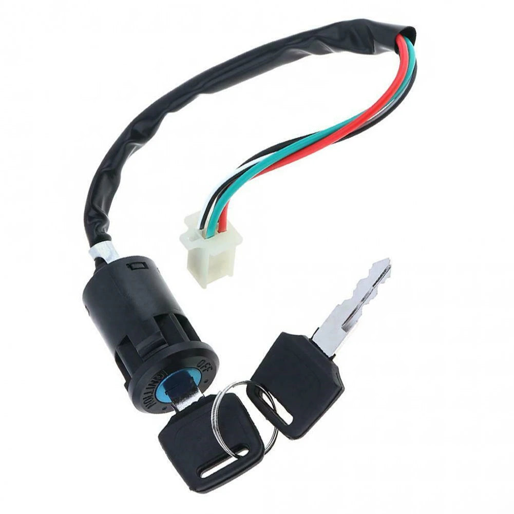 Motorcycle Ignition Switch + Keys Scooter Accessories fit For Quad Dirt Bike For ATV On/Off Plastic Universal Replacement Parts