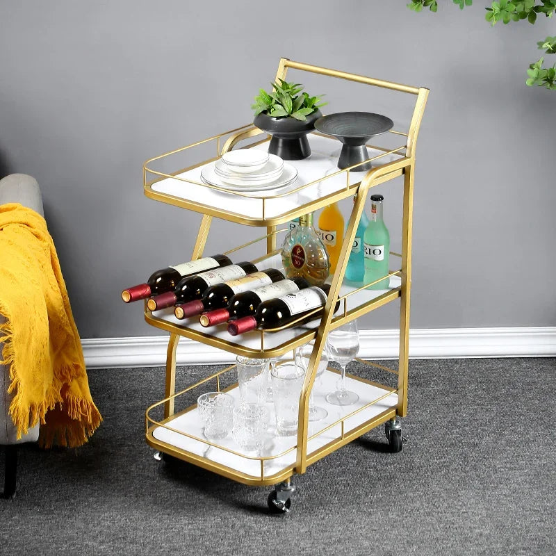 Barber Equipment Trolley Multi-purpose Cart Wheels Cosmetic Helper Hairdressing Salon Auxiliary Carro Belleza Medical Furniture