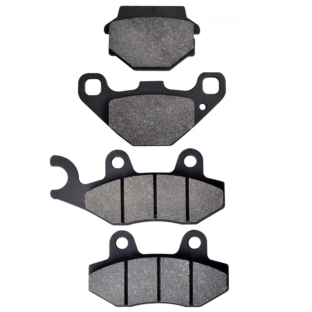 Pastillas de freno delanteras y traseras para PEUGEOT City Star 125 Blue Line (AC/Carb) 2015 / KYMCO 125 Agility City 11-17