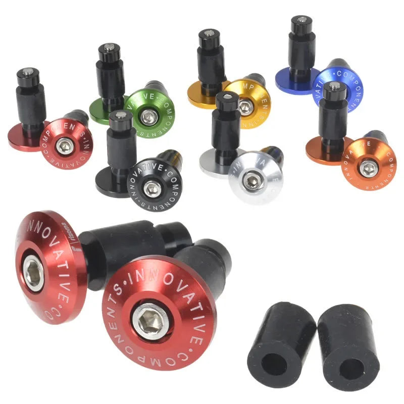 For Honda Yamaha KTM Dirt Bike Accessories ﻿ 1 Pair Motorcycle Handle Bar Ends Plug Grips Handlebar Plug Caps Slider Motor Bike