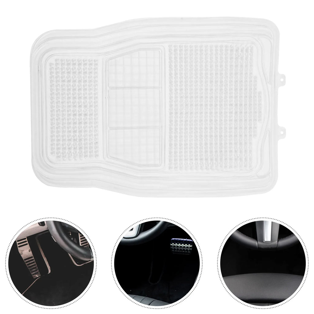 Car Floor Mat Transparent Silicone Foot Mats Car Floor Mats For Front Seat Easy To Clean Pvc Soft Gel Car Accessories Full Sets