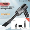 High Power Powerful Vacuum Car 120WCleaner Black and  Wireless Vacuum Cleaner Dual Use for Home