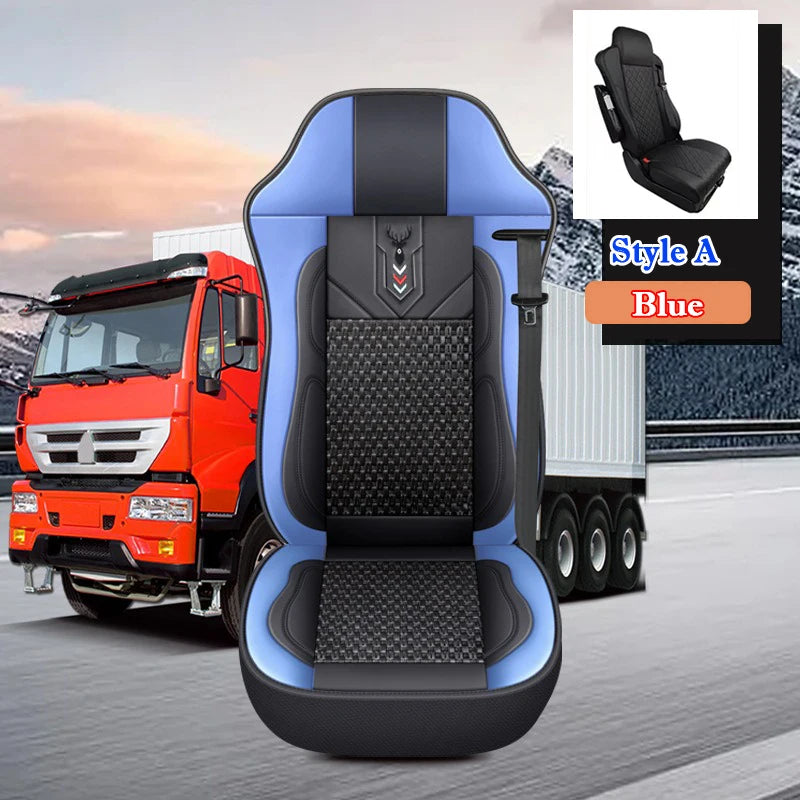 Truck Lorry Bus Big Auto Seat Cover Cushion Ice Silk Mat for KAMAZ SITRAK GAZ JAC SCANIA IVECO ISUZU Volvo MAN DAF Hino TATRA