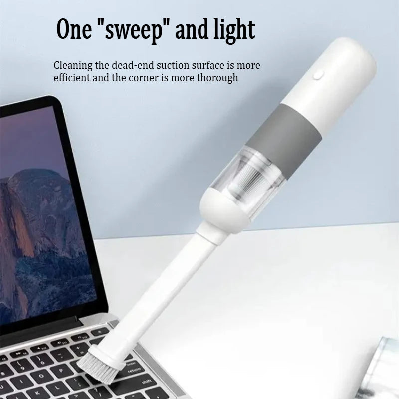 Cordless vacuum cleaner, household handheld high-power car vacuum cleaner, used for cleaning pet hair, computer keyboards, etc