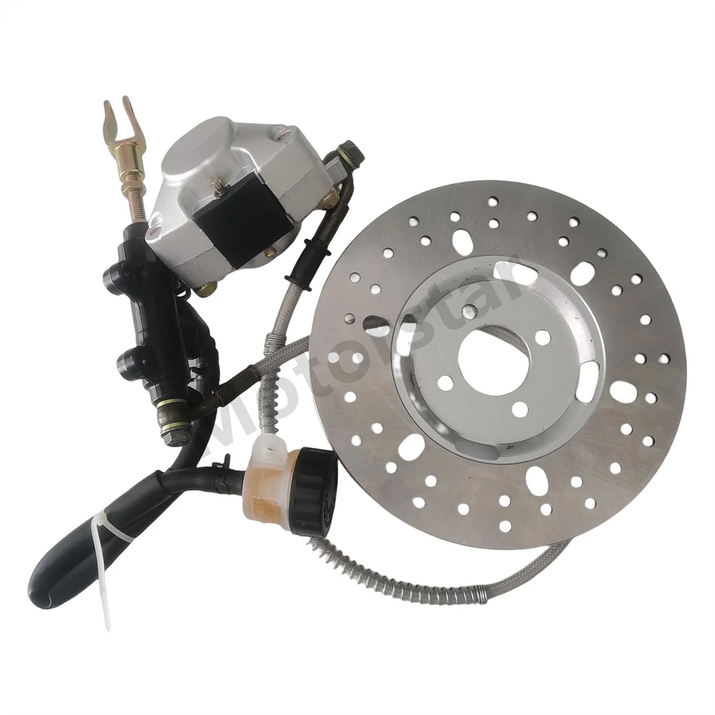 Hydraulic Rear Disc Brake Caliper System With Brake Pads 200 250 200cc 250cc Quad Dirt Bike ATV