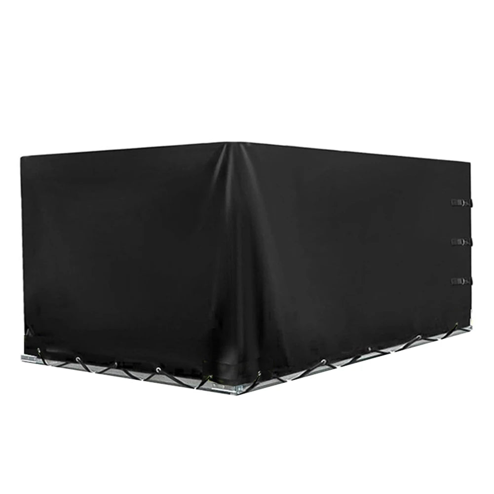 Trailer Cover for High Canopy Trucks Featuring Thickened 600D Oxford Fabric Waterproof Performance Dust Resistance UV Protection
