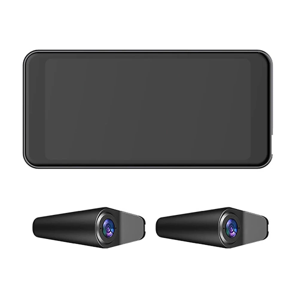 Dash Cam 1080P AHD 6.25“ 2CH Touch Screen Dual Camera BSD Blind Spot Detection System IP68 Night Vision Car DVR Vehicle Monitor