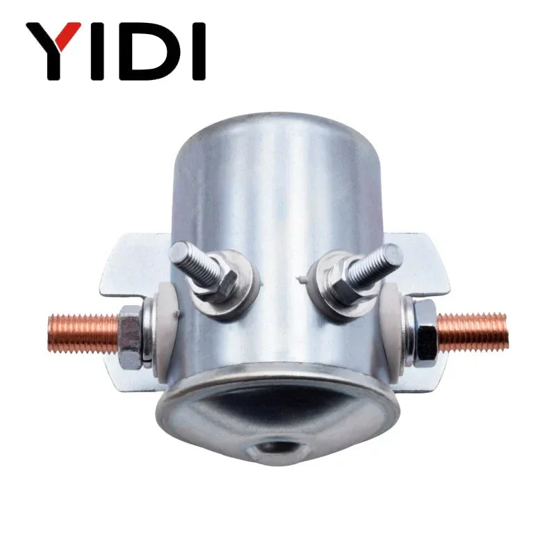Electric High Current Metal 4 Terminals 12V 24V DC Car Starter Relay Solenoid for Auto Golf Cart Forklift Winch Marine