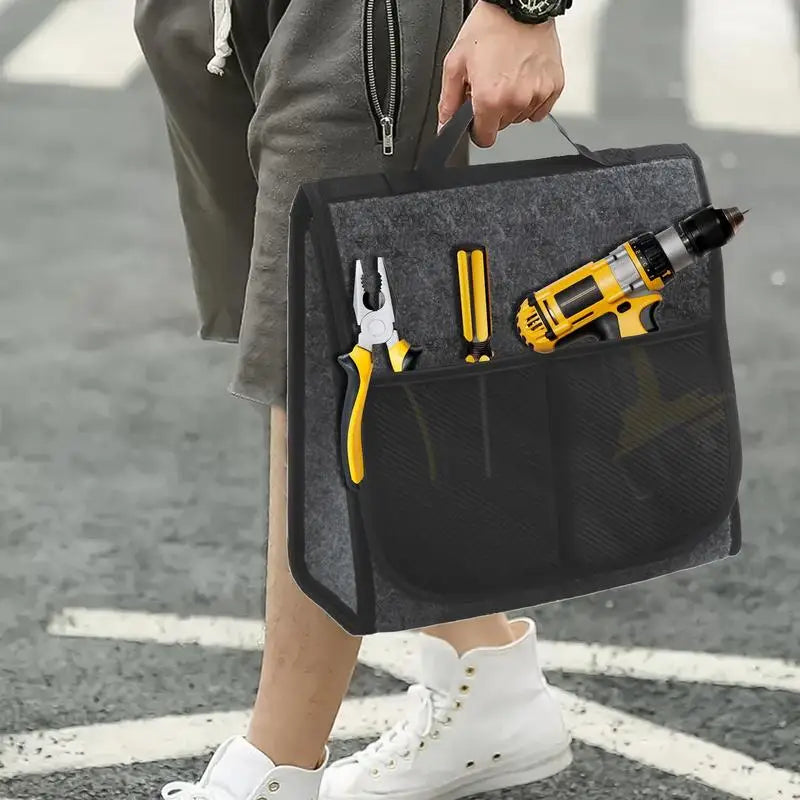 Trunk Organizer For Car Backseat Organizer Tool Bags Felt Cloth Tool Box Bag Storage Organizer Car Seat Organizer Trunk
