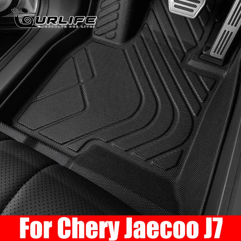 For Chery Jaecoo J7 2024 2025 LHD Accessories Specialized Floor Mats Car Mat TPE Waterproof Foot Mat Full Covers
