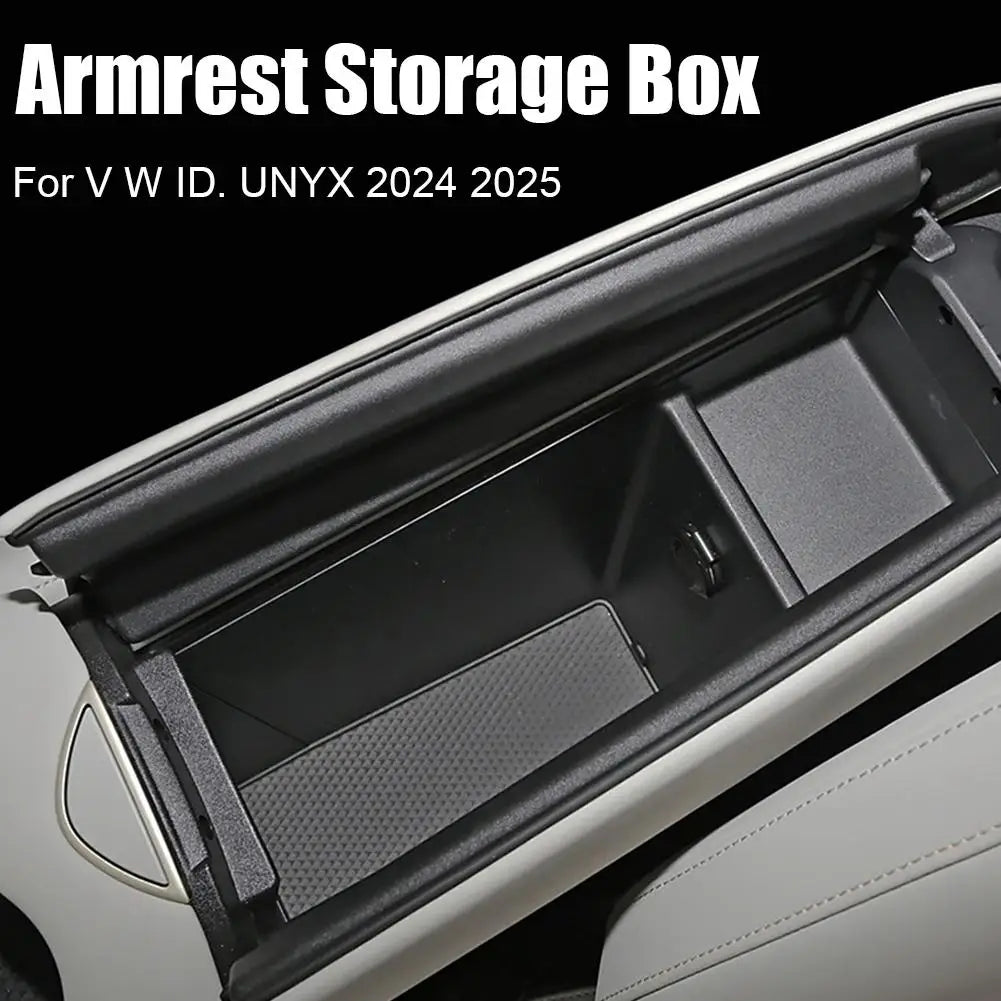 Car Accessories For Volkswagen ID. UNYX 2024 2025 for Cupra Tavascan 2025 Car Center Console Organizer Armrest Storage Box Tray