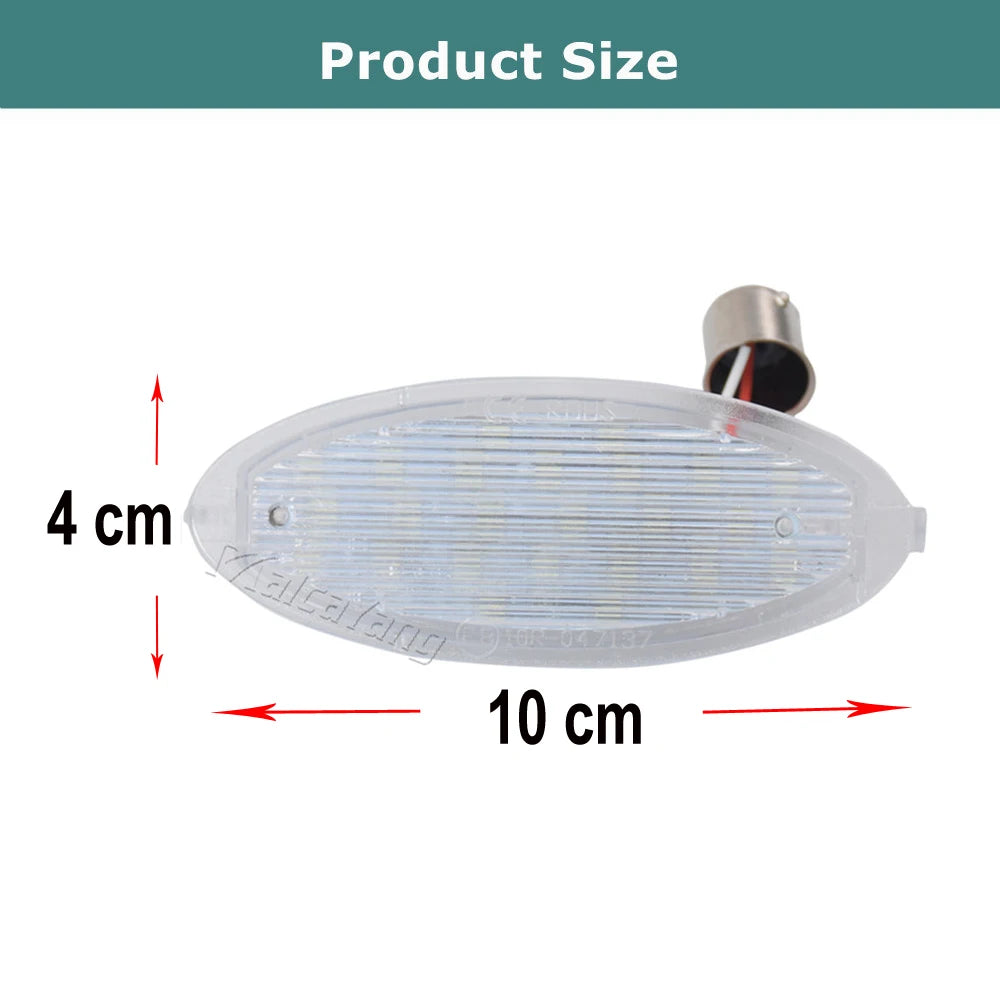 Car LED License Plate Light Lamp For Opel Astra F hatchback Corsa B Vectra B Astra Classic Corsa A-B Zafira-A