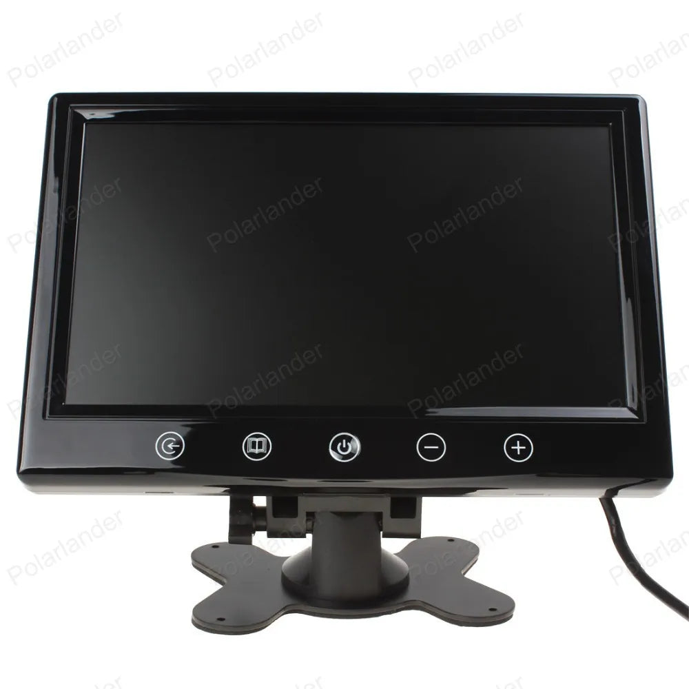 9 Inch Digital Car Monitor High Resolution Color TFT LCD With 2 Video Input Car Parking Assistance Monitors  For Rearview Camera