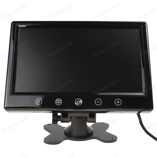 9 Inch Digital Car Monitor High Resolution Color TFT LCD With 2 Video Input Car Parking Assistance Monitors  For Rearview Camera