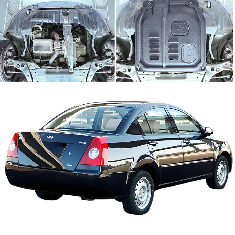Car Accessories Black Under Engine Guard Mudguard Board Splash Shield Mud Fender Plate Panel For CHERY A5 Chery Elara 2006-2009