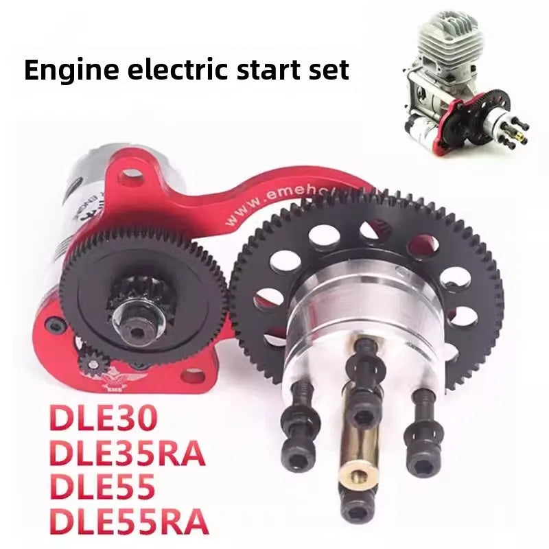 DLE Electric Starter for 30-55CC Gas Engines Compatible with EME35/60 DA55 RC Airplane