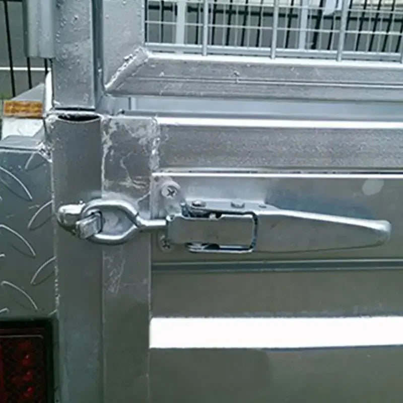 1 Set Heavy Duty Trailer Spring Hasp Container Door Handle Hasp Fastener Accessories, Truck Trailer Buckle Hasp Safety Latch