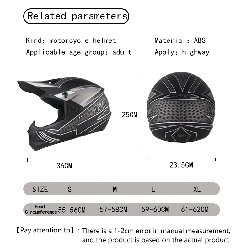 DOT Motocross Helmets  Kask Cross