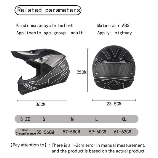 DOT Motocross Helmets  Kask Cross