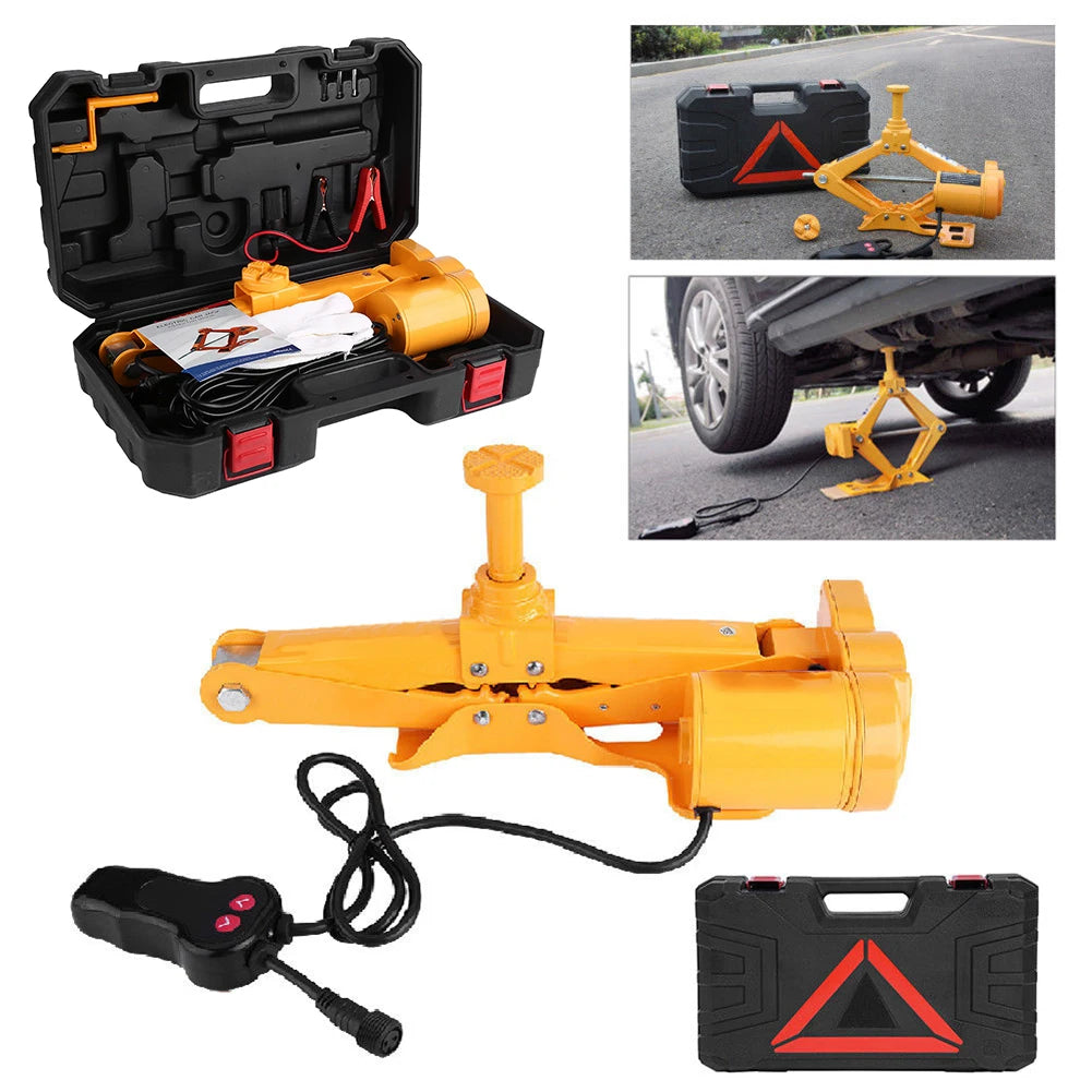 Electric Jack Lifting Jack 2 Ton 12V  Automotive Car Automatic Electric Lifting Jack Garage and Emergency Equipment Auto Jack