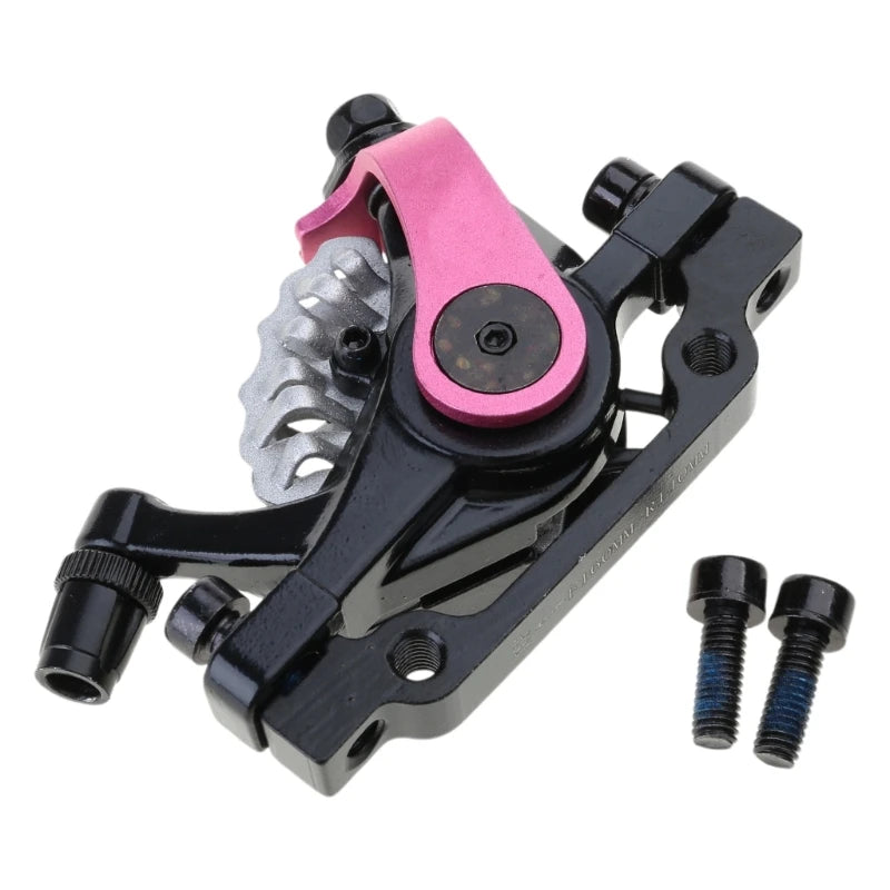 Aluminium Alloy Mechanical Disc Brake E-Bikes Bilateral Piston Drive Mountain Bikes Double Drive Front Disc Brake Bicycle Set