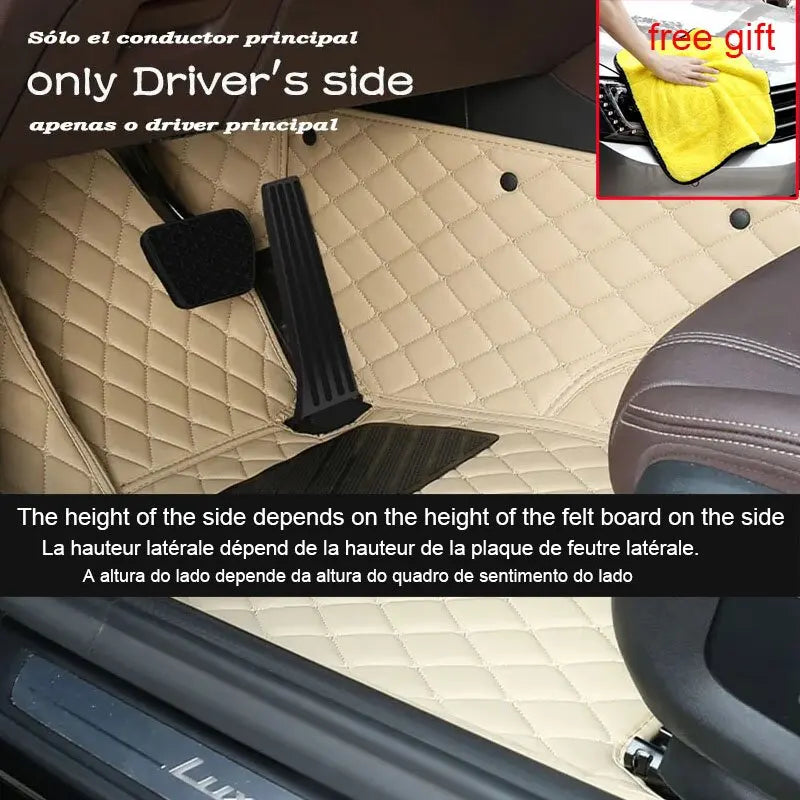 Floor Mats Car For Honda Civic 6th Ferio EJ EK EM Sedan 1999 2000 Luxury Car Floor Mats Left Or Right Hand Drive Car Accessories