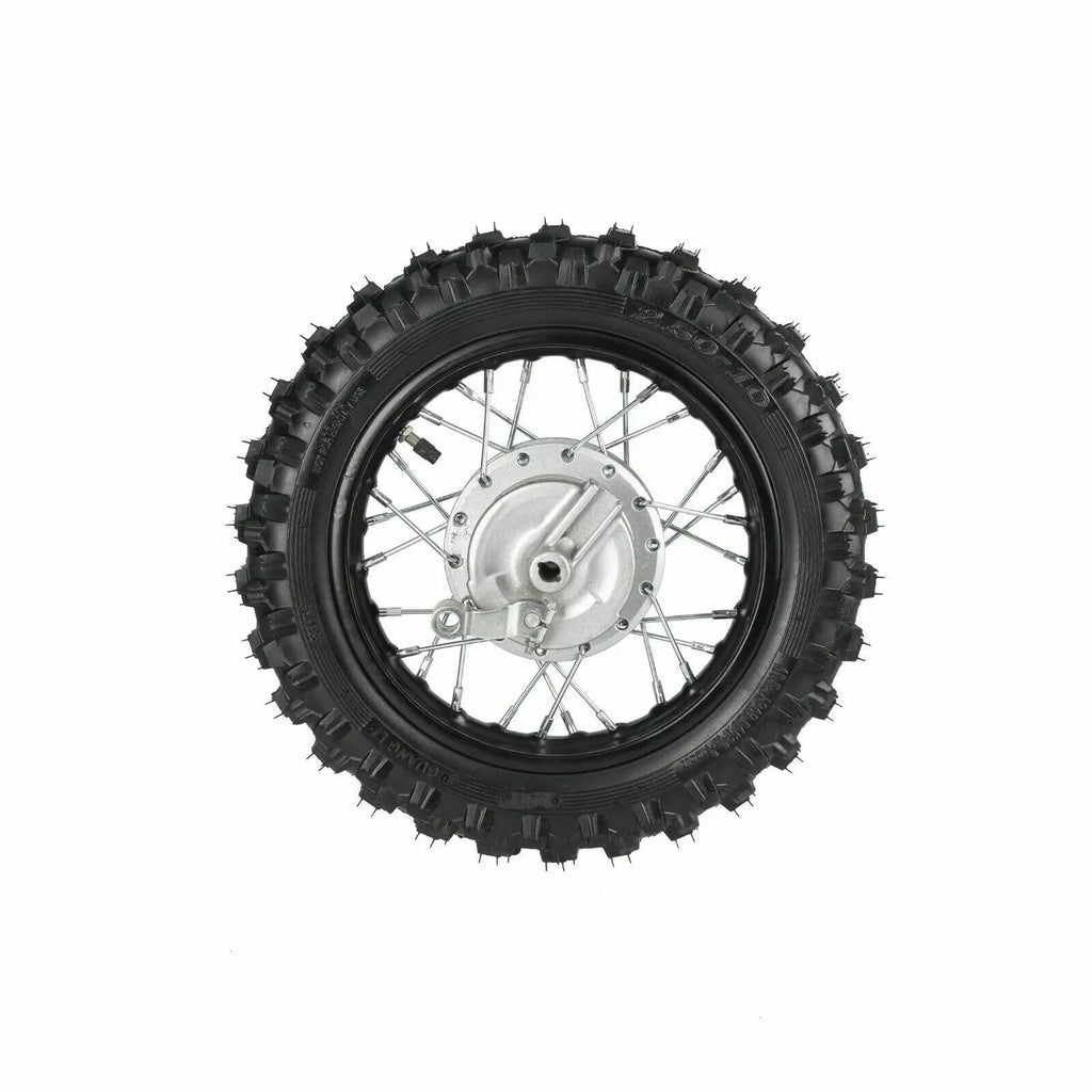 2.50-10 10" Rear Back Drum Brake Wheel Tyre Tire and Rim 1.4 x 10  &420 Sprocket  For CRF50 Yamaha TTR50 Pit Bike Pit