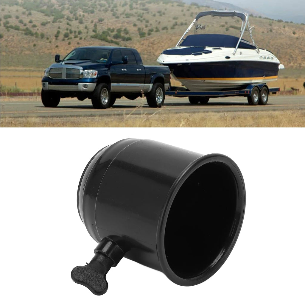Trailer Hitch Ball Cover ABS Plastic Locking Knob Universal Fit for Truck RV SUV Towing Protection Dust Waterproof Cap