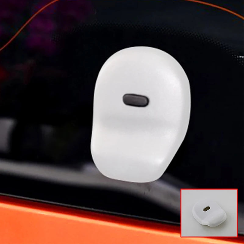 Full Set White Interior Decoration Cover Car Stickers For Smart 453 451 2015-2020 Accessories