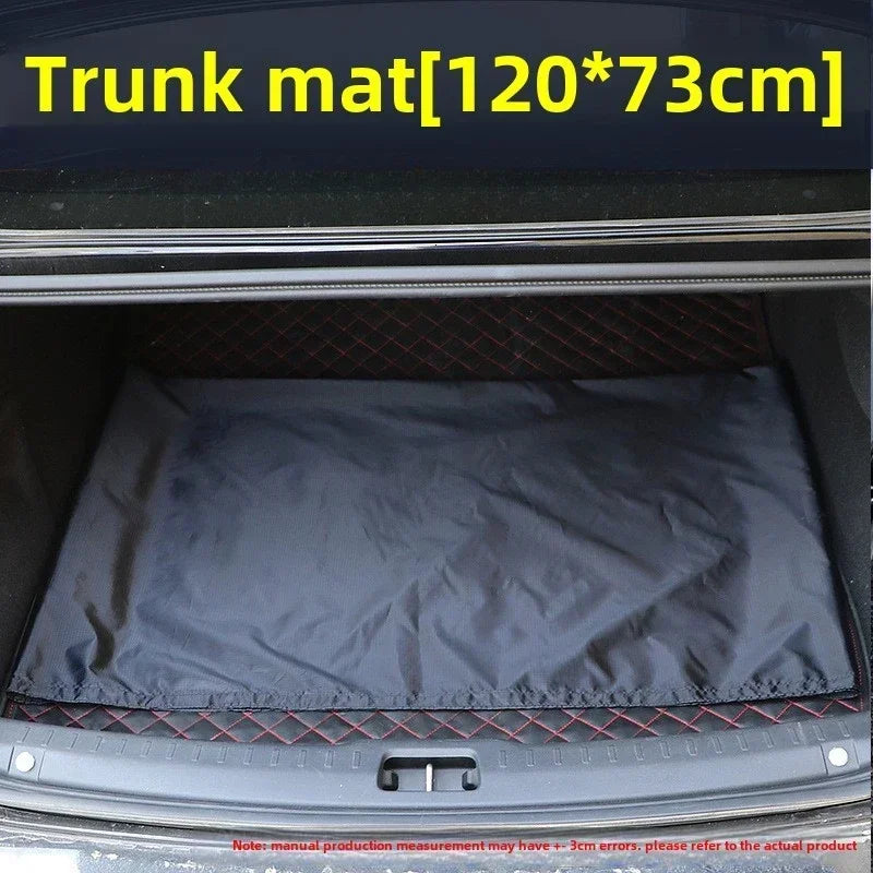 Waterproof Antifouling Dust Covers Car Seat Cover for Front Rear Seats for Steering Wheel Trunk Mat