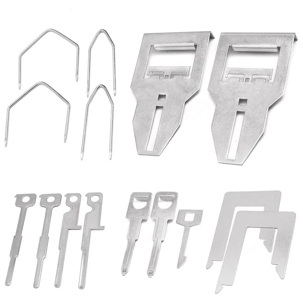 Car Audio Release Keys Extractor Car CD Player Disassembly Tools Metal Auto Radio Repair Removal Tool Car Audio Repair Tools
