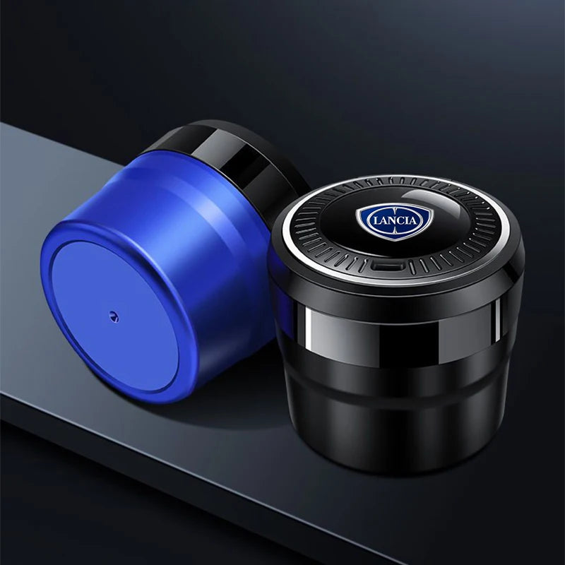 Car Interior Accessories Portable Luminous Ceramic Liner Cigarette Car Ashtray For Lancia ypsilon musa STRATOS Y Phedra