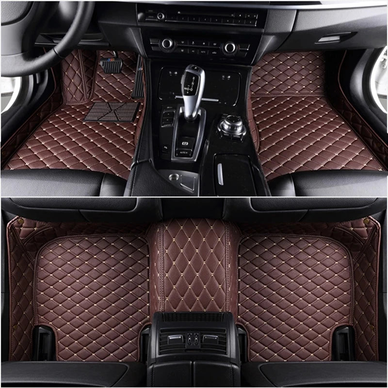 Car Floor Mats For Mazda Cx-5 2012 20132014 2015 2016 2017 2018 Flash Mat Leather Custom Foot Pads Automobile Carpet Car Covers