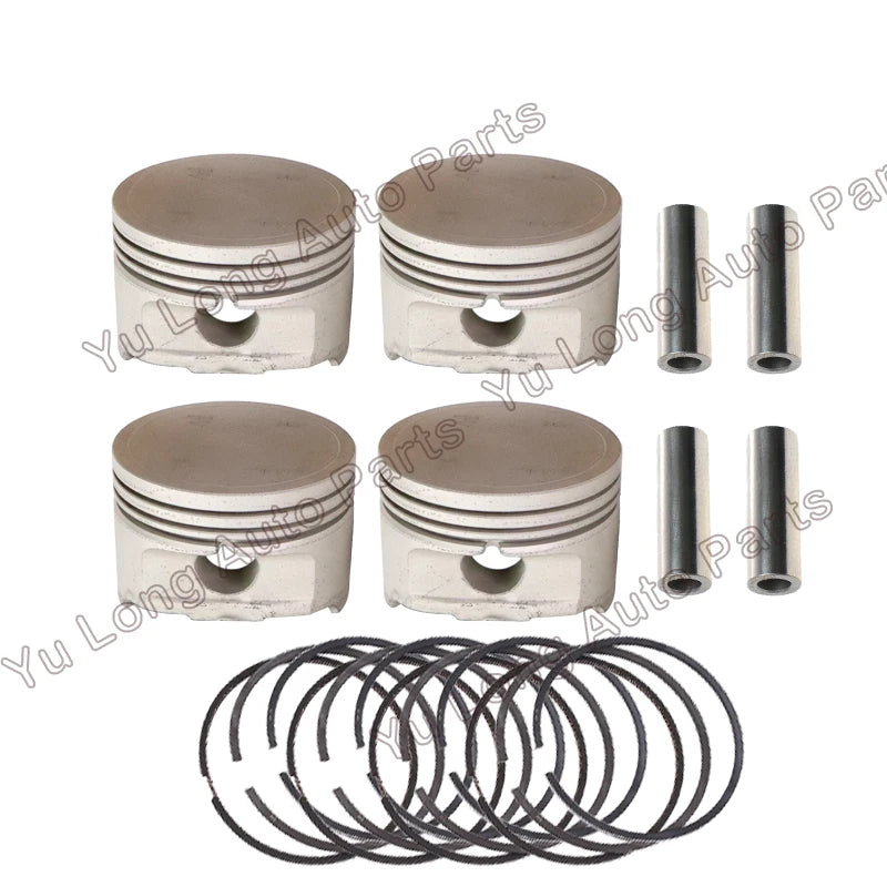 Car Engine Piston For Peugeot 106 206 207 307 Partner Hoggar Citroën Berlingo Xsara TU3JP 1.4 75MM 75HP 9637939280
