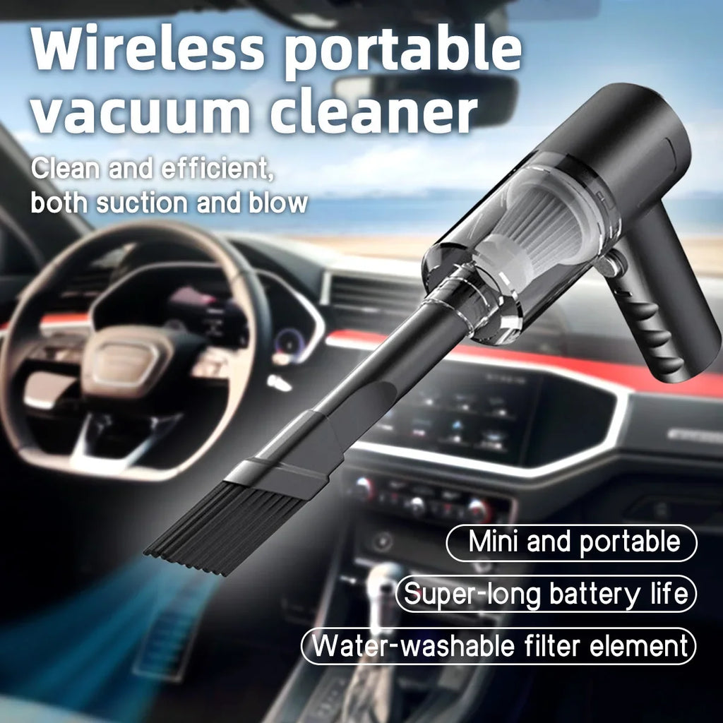 New Car Vacuum Cleaner Powerful Cleaning Machine Car Cleaner Mini Wireless Portable Handheld Household Vacuum Clean