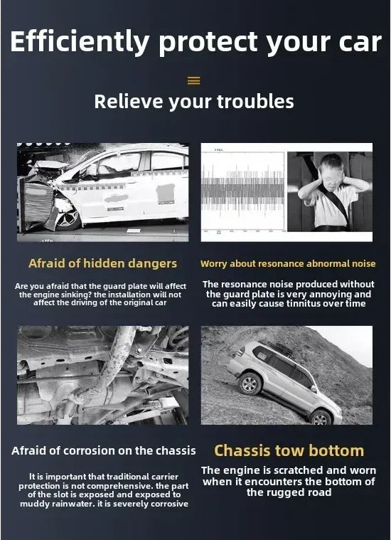 Car Accessories  Under Engine Guard Plate Mudguard Board Splash Shield Mud Fender Plate Panel For Volkswagen Tucson 2008-2013.