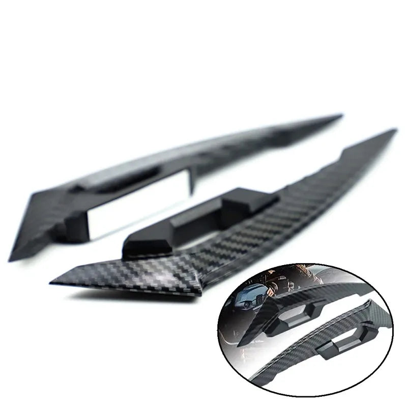 Motorcycle Decoration Accessories with Aerodynamic Winglets, Front Side Spoiler Wing Pair