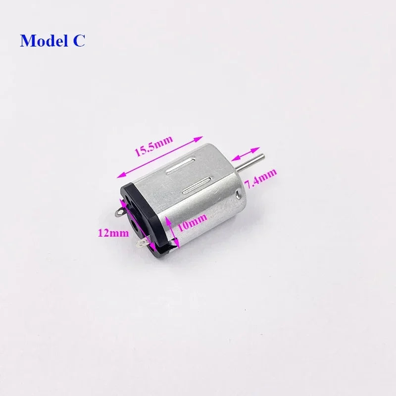 Micro 10mm*12mm N20 Motor DC 3V 3.7V 6V 9V 12V High Speed Single/ Dual-shaft Large Torque DIY N-scale Toy Car Electric Engine