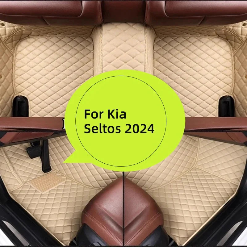 Customized Full Coverage Car Floor Mat For Kia Seltos 2024 Car Interior Accessories Carpet Car Interior Accessories