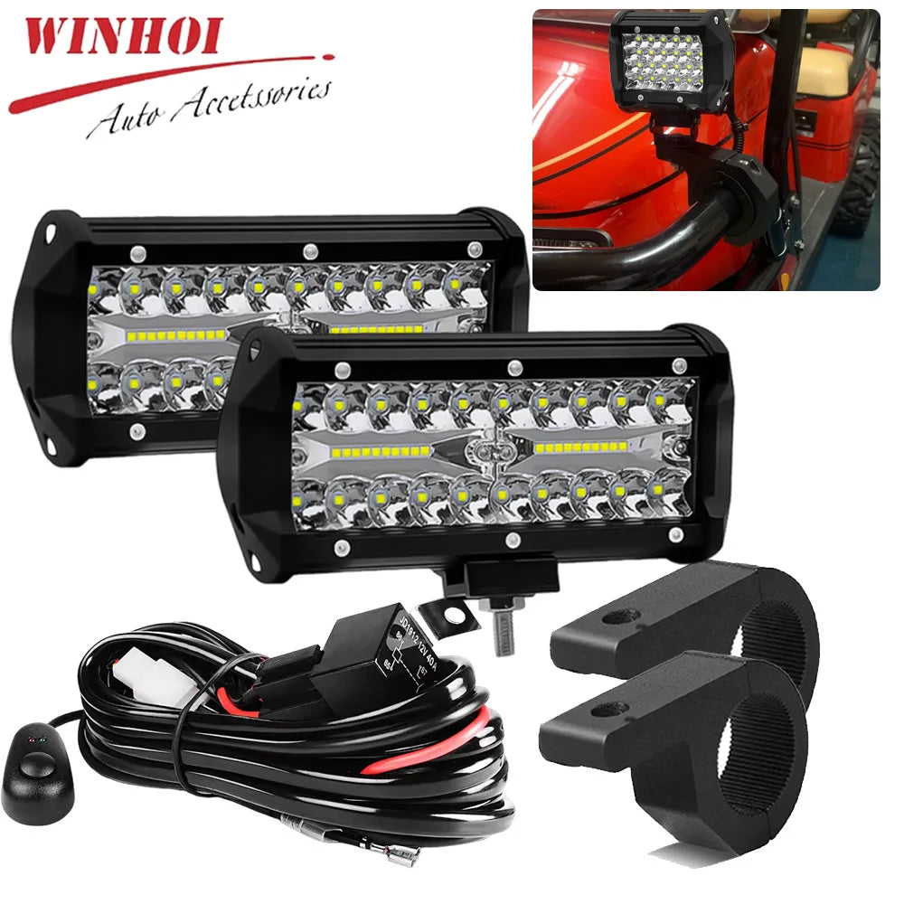 LED Light Bar Car Offroad 4X4 Led Headlights 12-24V Spotlights Ledbar Pods Driving Fog Light for Truck ATV SUV Auto Accessories