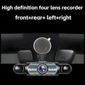Dashboard Camera 4 Channel Battery Powered Dash Cam 1080P High Definition Monitor With 32G Card Reversing Image For RV Vehicle