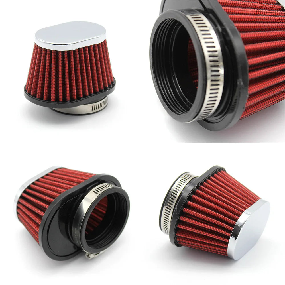 51mm 55mm 60mm Motorbike Air Filter Cleaner for Motorcycle ATV Dirt Bike Engine Motorcycle Accessories